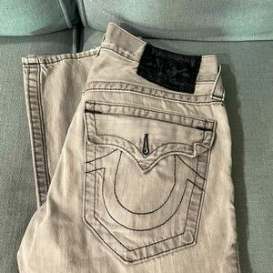 Mens True Religion Gray jeans